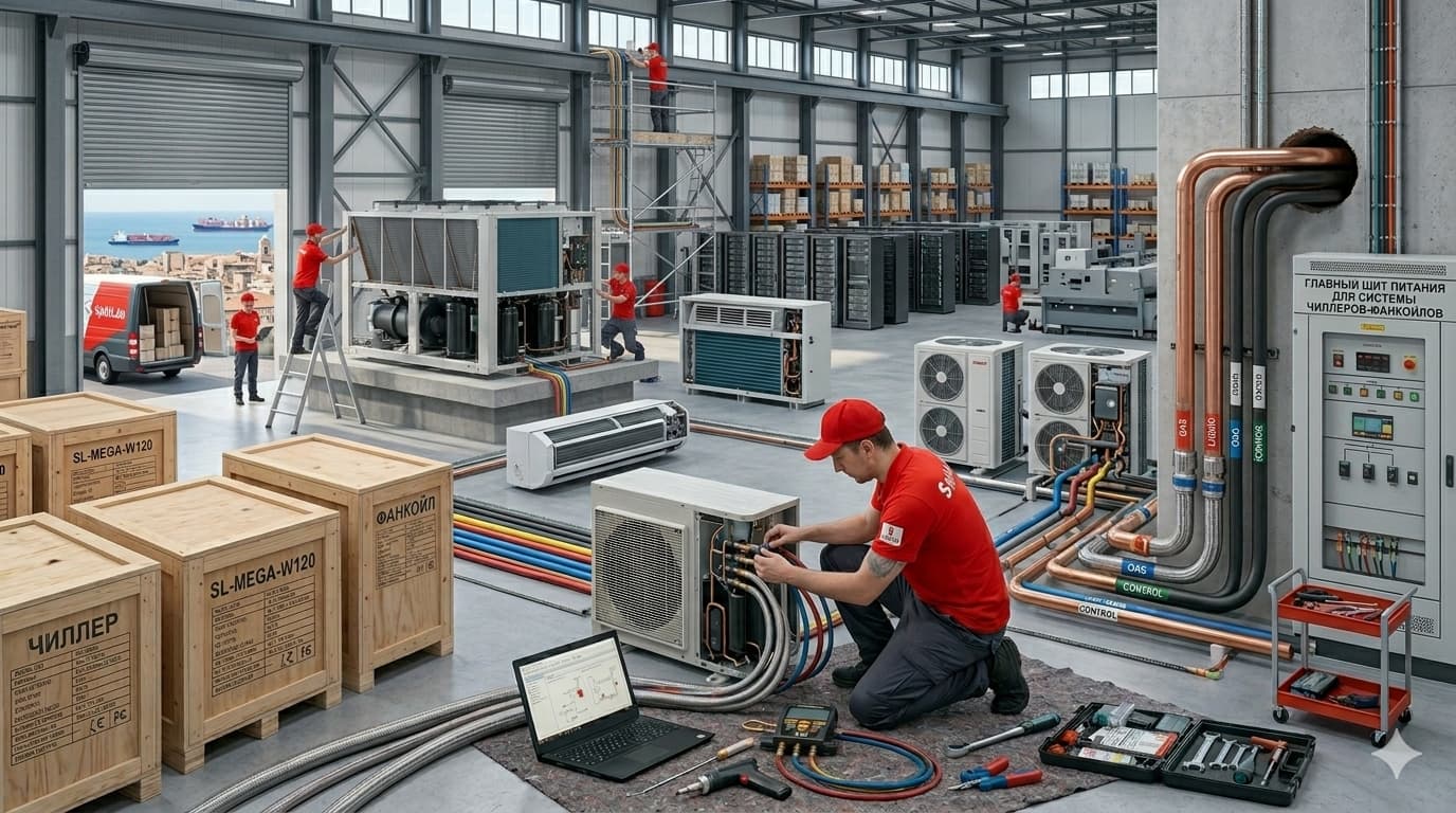 Чиллеры и фанкойлы